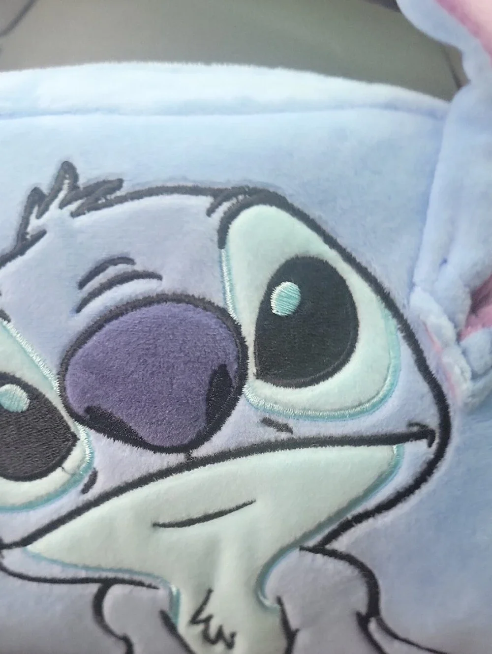 Disney Lilo & Stitch Plush Kids Cosmetic Bag - Light Blue